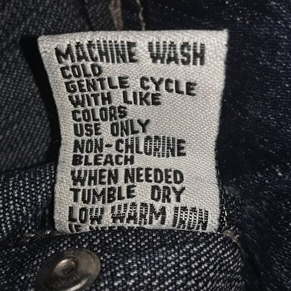 Younique ladies size 1 stretchy blue denin skirt w/3 front,2 back pockets, - Picture 6 of 6